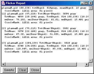 panel b.2 - report measured spot list 3 spots