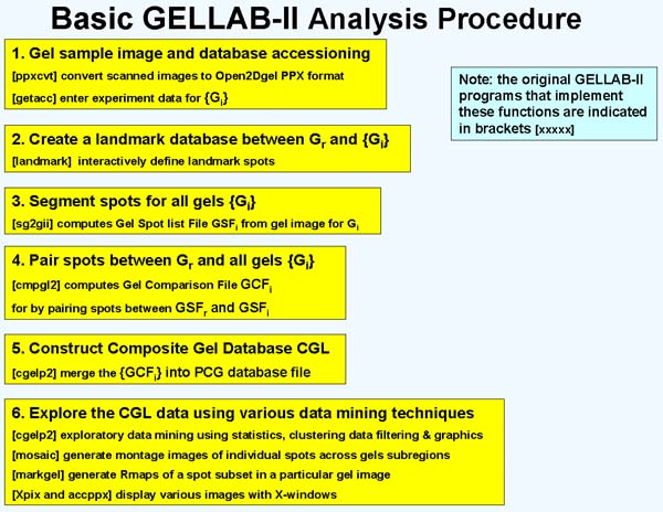 Block diagram of the original 2D-gel analysis GELLAB-II system